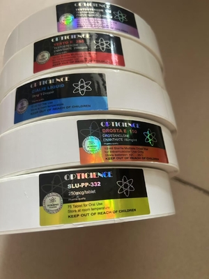 SLU-PP-332 250MCG 錠剤ラベル ホログラム素材印刷 防水 ロール