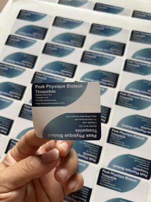 チルゼパチド7.5mg/60単位 両面印刷 多回投与バイアルラベル