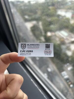 CJC-1295 10mg ペプチド 錠剤 ラベル オーダーメイド ロゴ 印刷