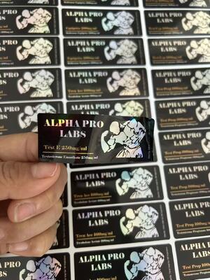 テスト ENAN 250mg カスタマイズされたデザイン 輝く効果 素敵なラベル スチッカー