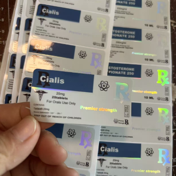 50mg プラスチックボトルに Cialis の口服用ラベルを仕上げ