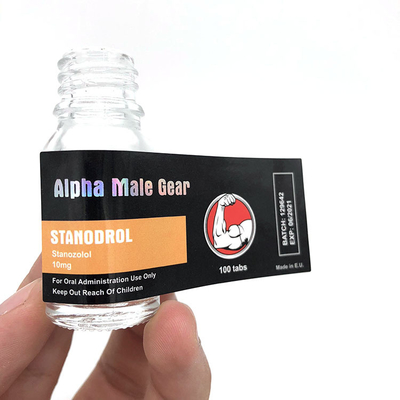 紙 10ml バイアル バイアル ラベル カスタム プライベート ラベルのデザインと印刷