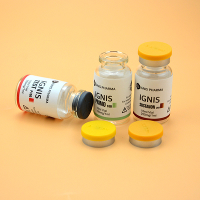 カスタム 10ml 光沢のある防水 PVC ガラスバイアル ラベル