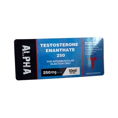 20 ml 注射医薬品光沢のあるバイアル ボトルのラベル