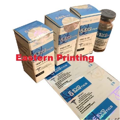 Dia 2cmレーザーは10mlホログラムのガラス ガラスびんのラベルを押した