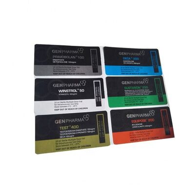 CMYK ホログラフィック レーザー PET バイアル バイアル ラベル