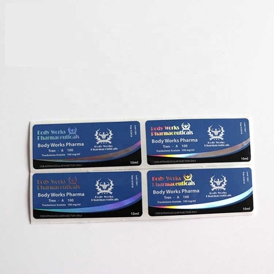 10ml CMYK 経口バイアル丸薬ガラスバイアルラベル