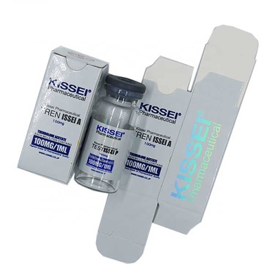 マットのラミネーション350gは塗被紙の10mlガラスびん箱を