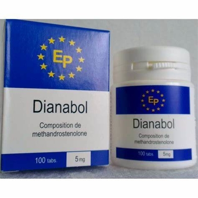 Dianabol Methandrostenolone 100mgのタブレットのびんラベルおよび箱