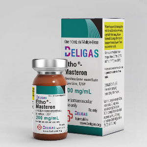 Etho Masteron ドロスタノロン エナント酸塩 200 バイアル ラベルとボックス