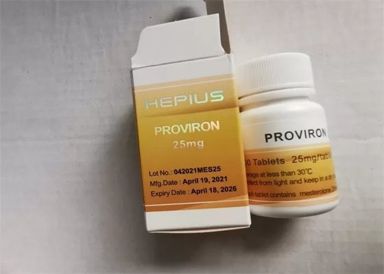 赤血球数が少ないメステロロン プロビロン 25mg 錠剤バイアル ボディービルのラベルと箱